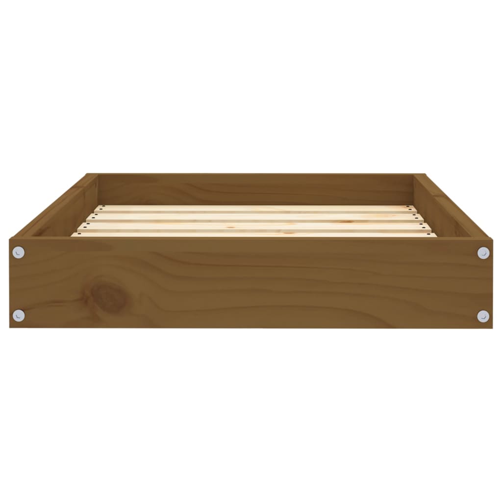 Hondenmand 61,5x49x9 cm massief grenenhout honingbruin – afbeelding 5