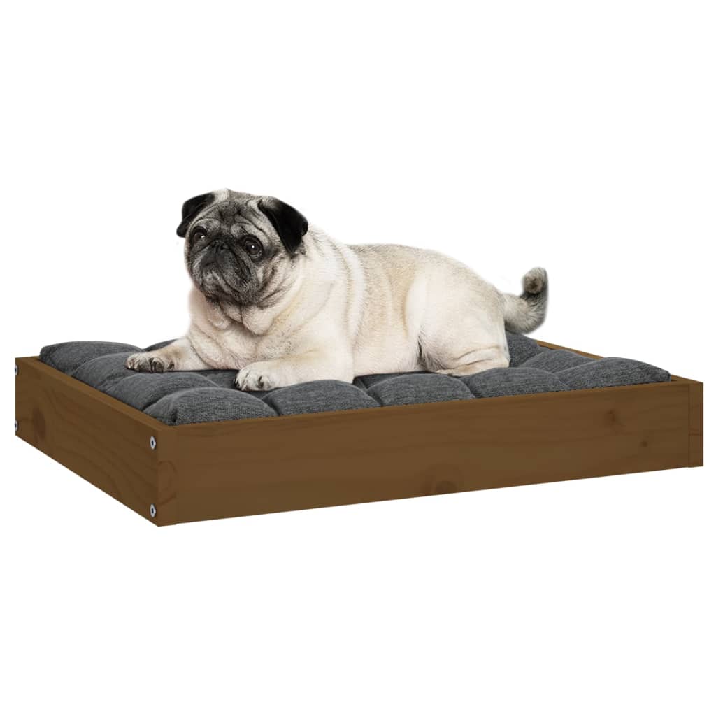 Hondenmand 61,5x49x9 cm massief grenenhout honingbruin – afbeelding 6