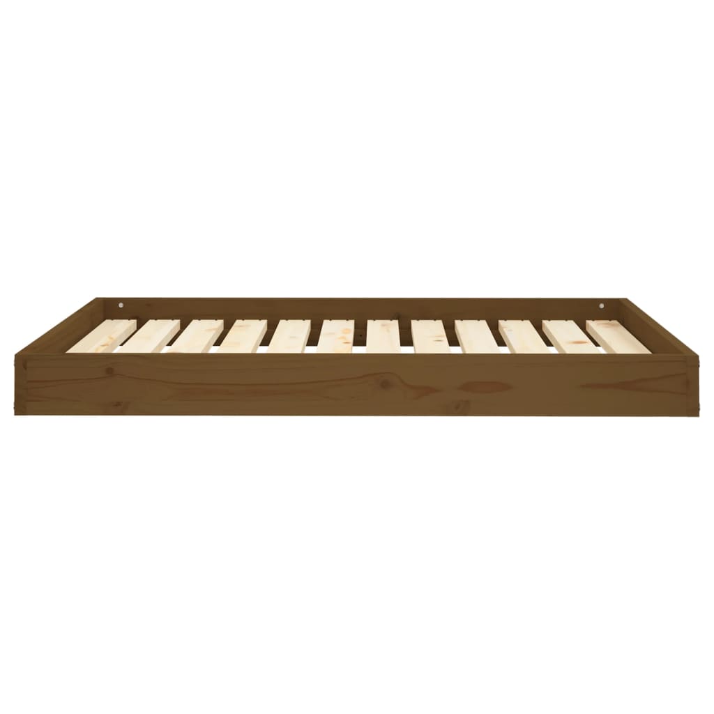 Hondenmand 101,5x74x9 cm massief grenenhout honingbruin – afbeelding 3