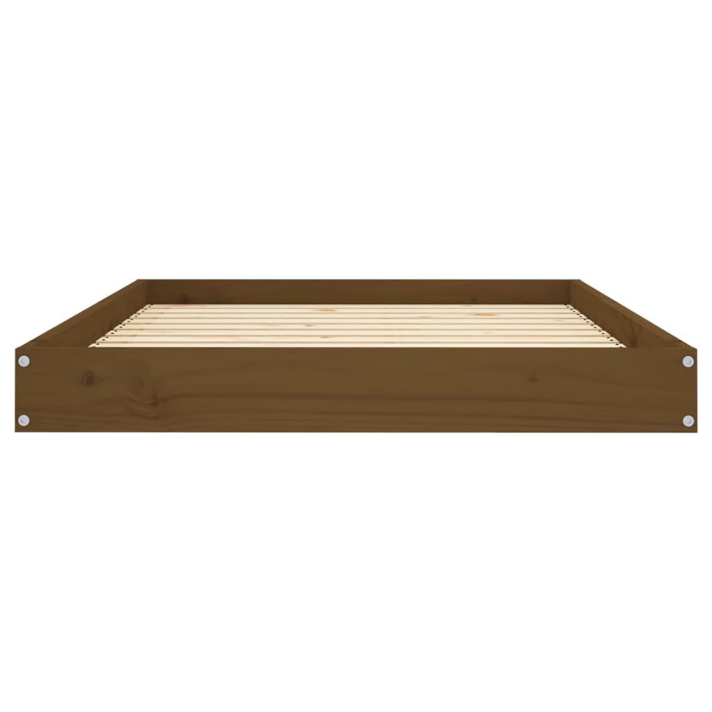 Hondenmand 101,5x74x9 cm massief grenenhout honingbruin – afbeelding 4