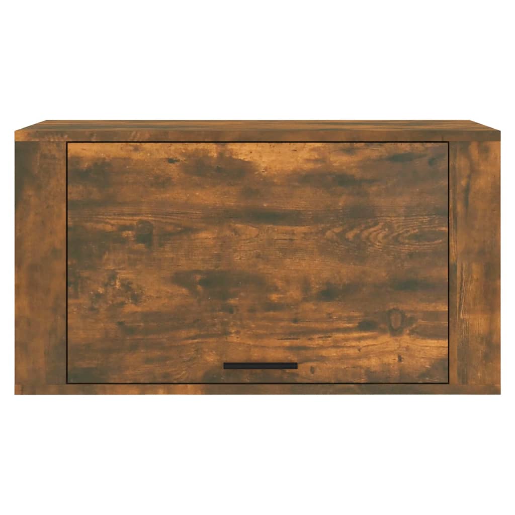 Wandschoenenkast 70x35x38 cm massief grenenhout gerookt eiken – afbeelding 5