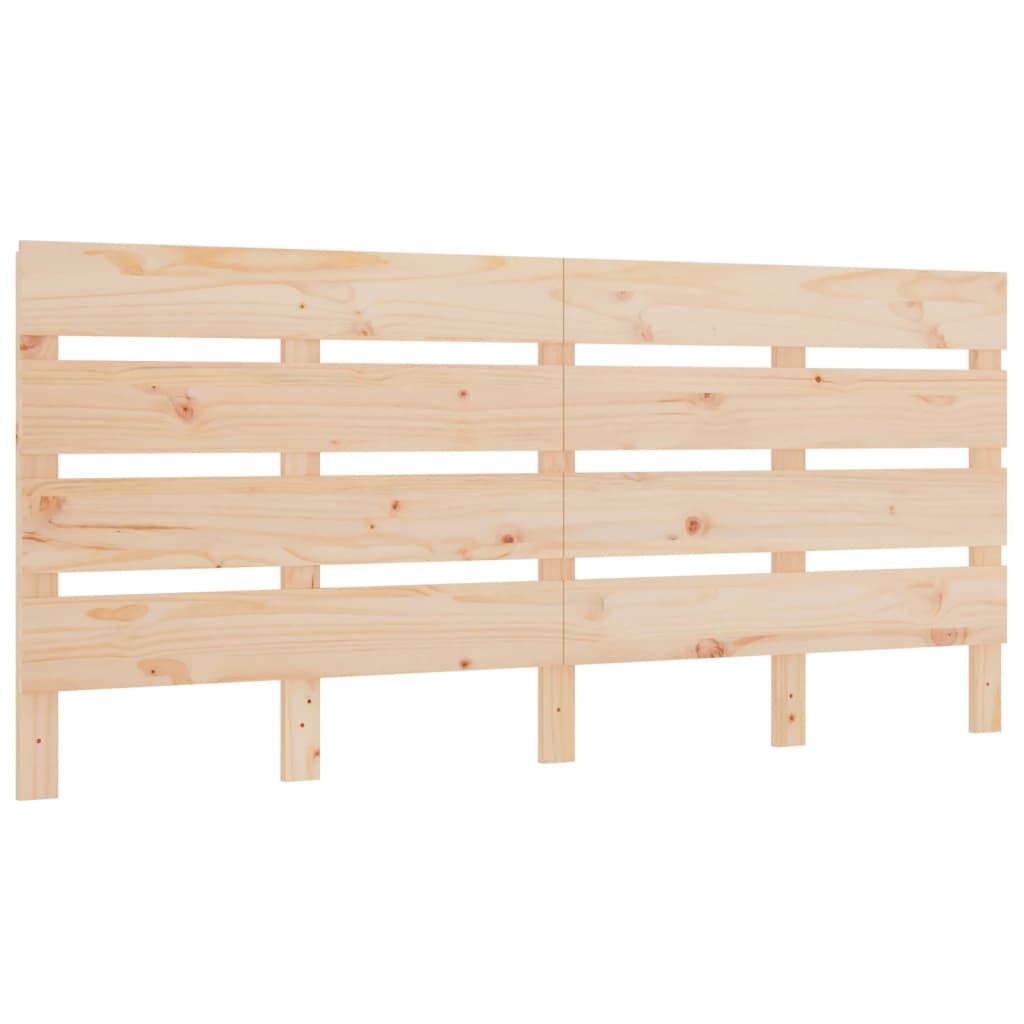 Hoofdbord 140x3x80 cm massief grenenhout – afbeelding 2
