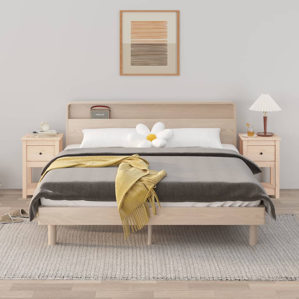 Nachtkastjes 2 st 40x35x61,5 cm massief grenenhout