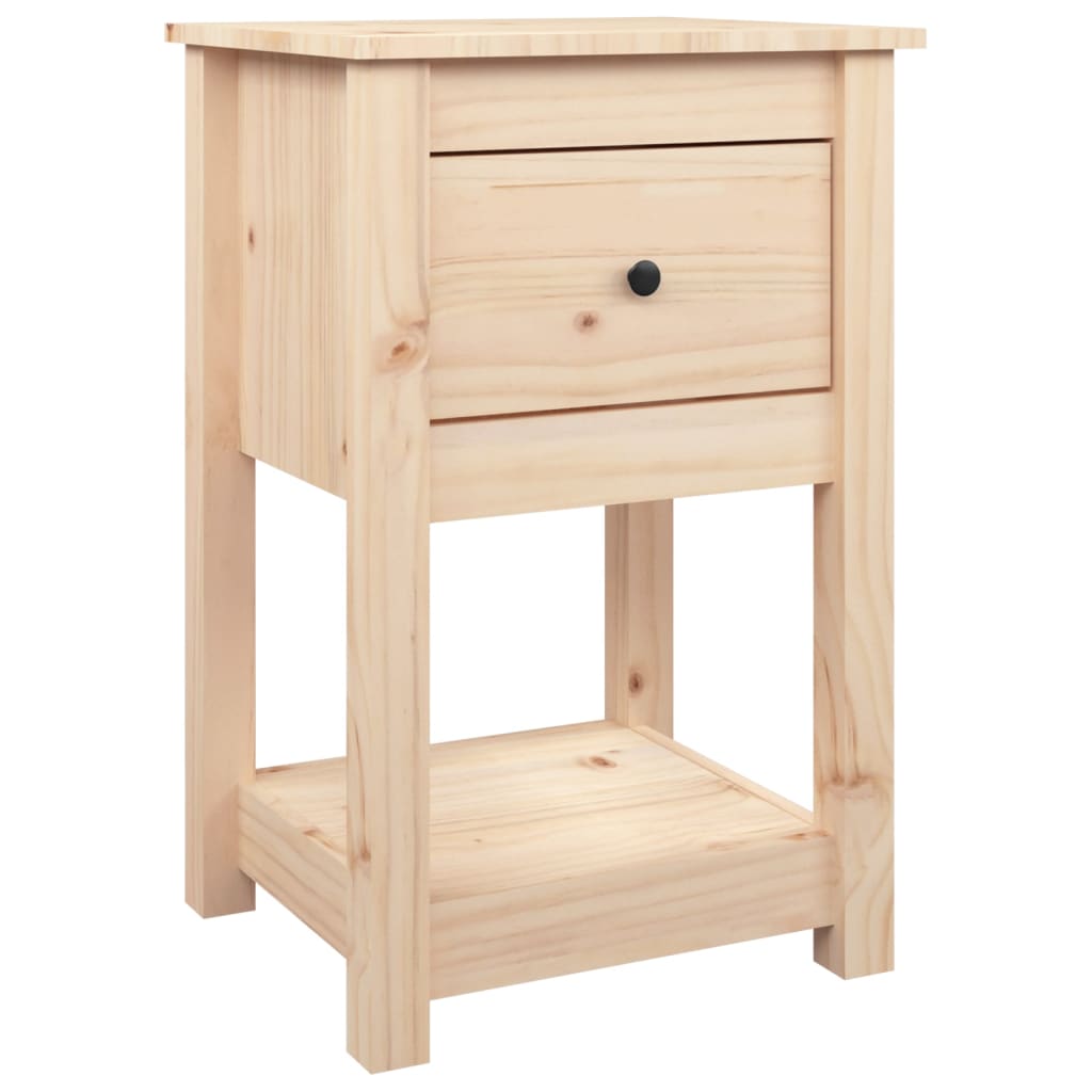 Nachtkastjes 2 st 40x35x61,5 cm massief grenenhout – afbeelding 6