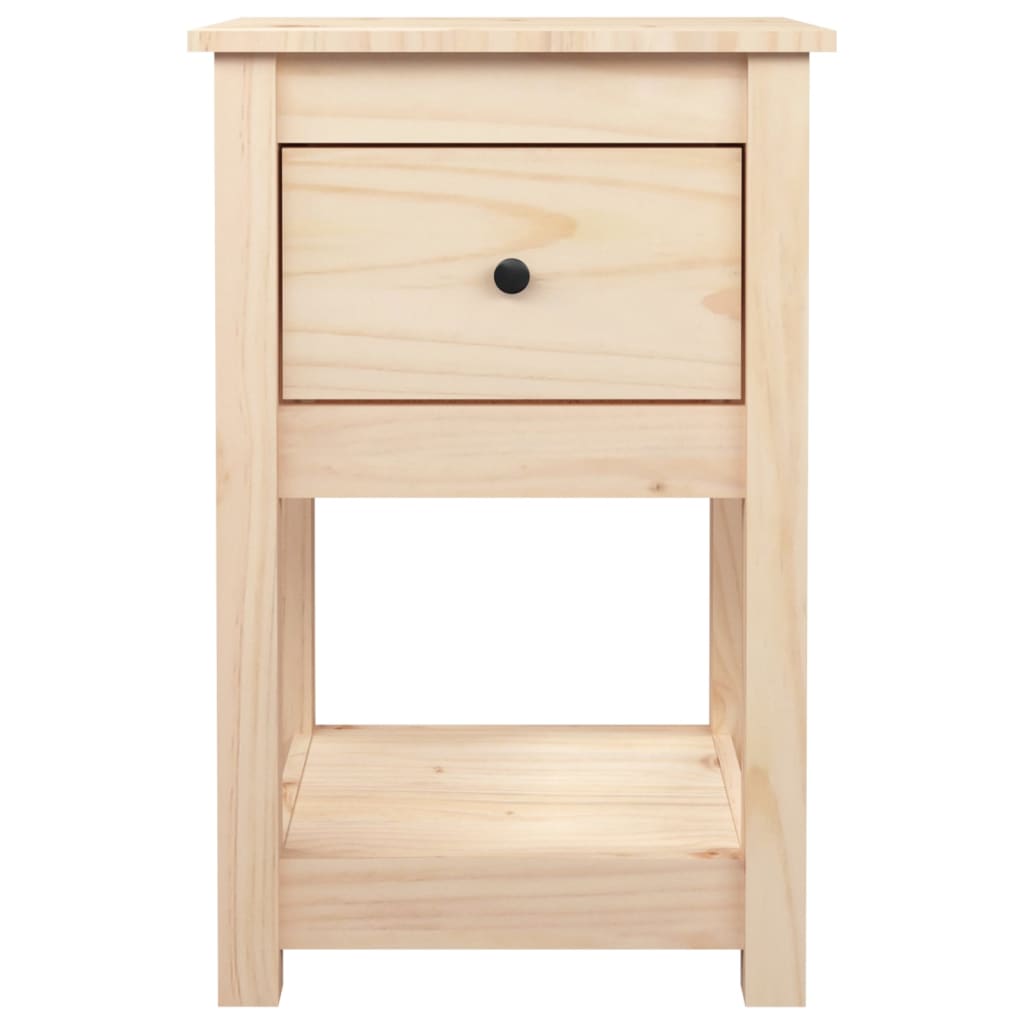 Nachtkastjes 2 st 40x35x61,5 cm massief grenenhout – afbeelding 7