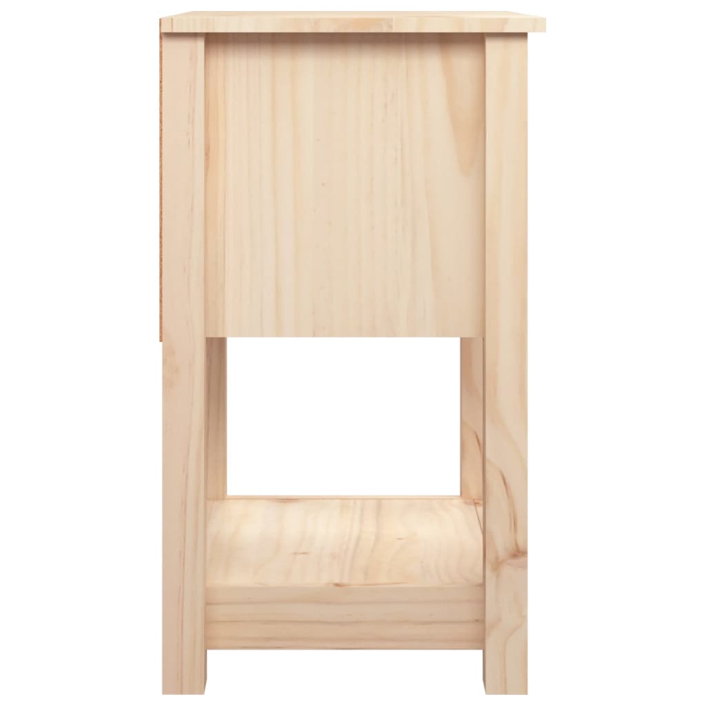 Nachtkastjes 2 st 40x35x61,5 cm massief grenenhout – afbeelding 8