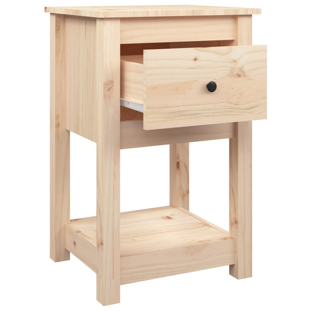 Nachtkastjes 2 st 40x35x61,5 cm massief grenenhout – afbeelding 9