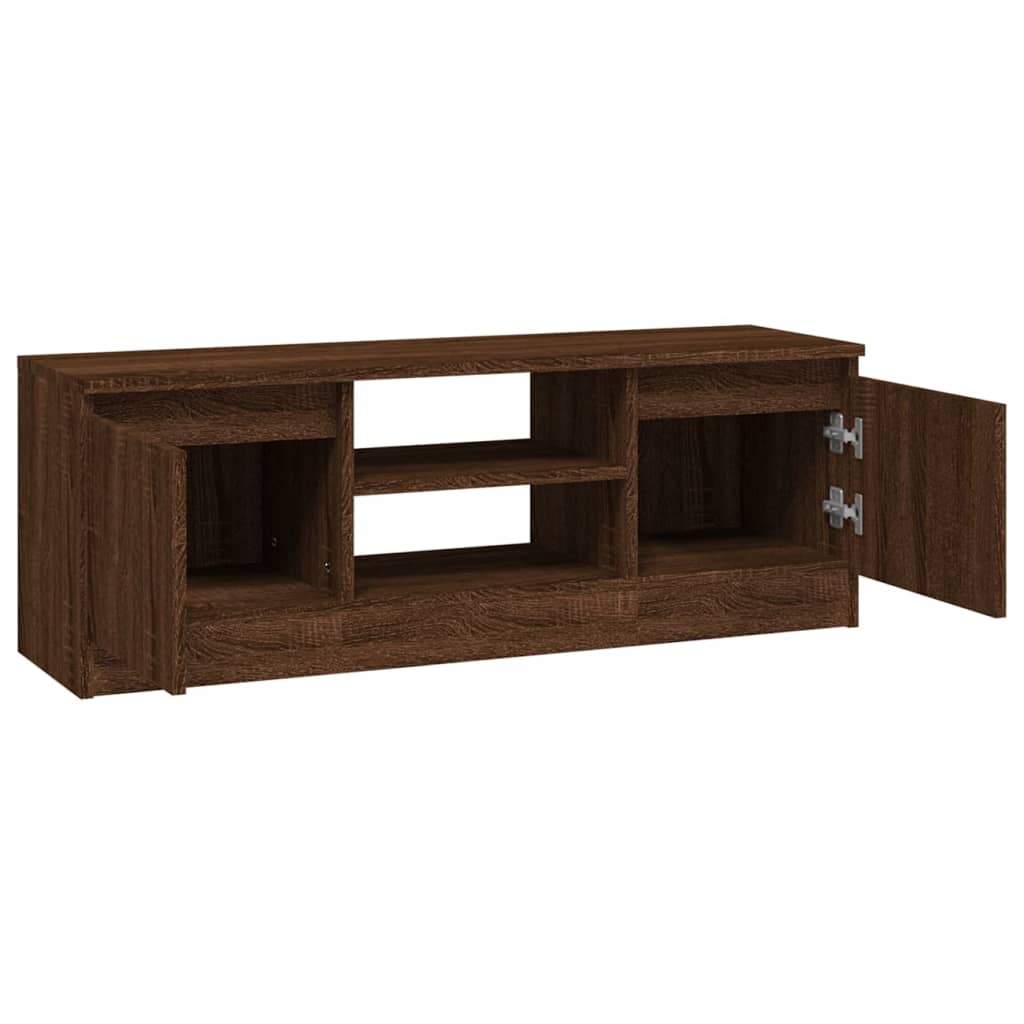 Tv-meubel met deur 102x30x36 cm bruin eikenkleur – afbeelding 6