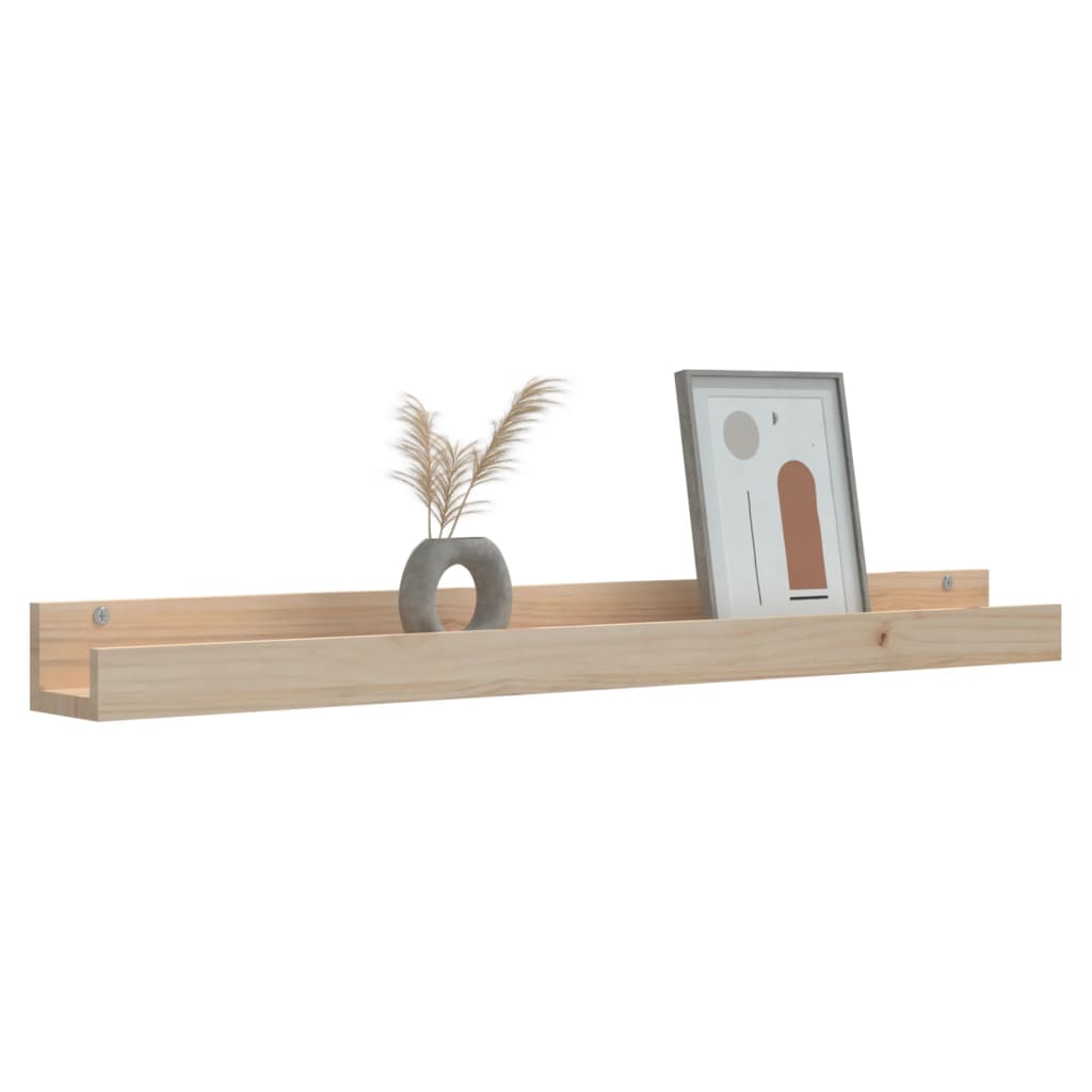 Wandschappen 2 st 110x12x9 cm massief grenenhout – afbeelding 7