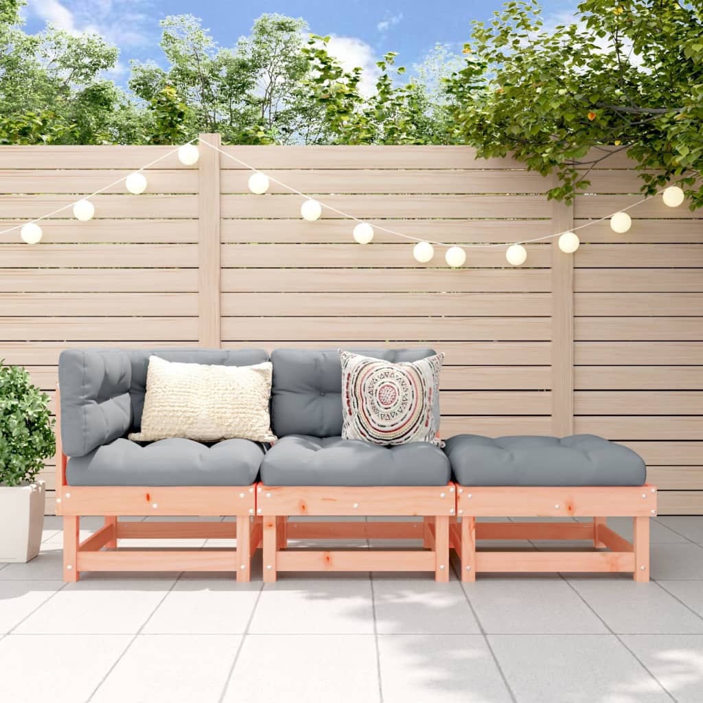 3-delige Loungeset massief douglashout – afbeelding 1