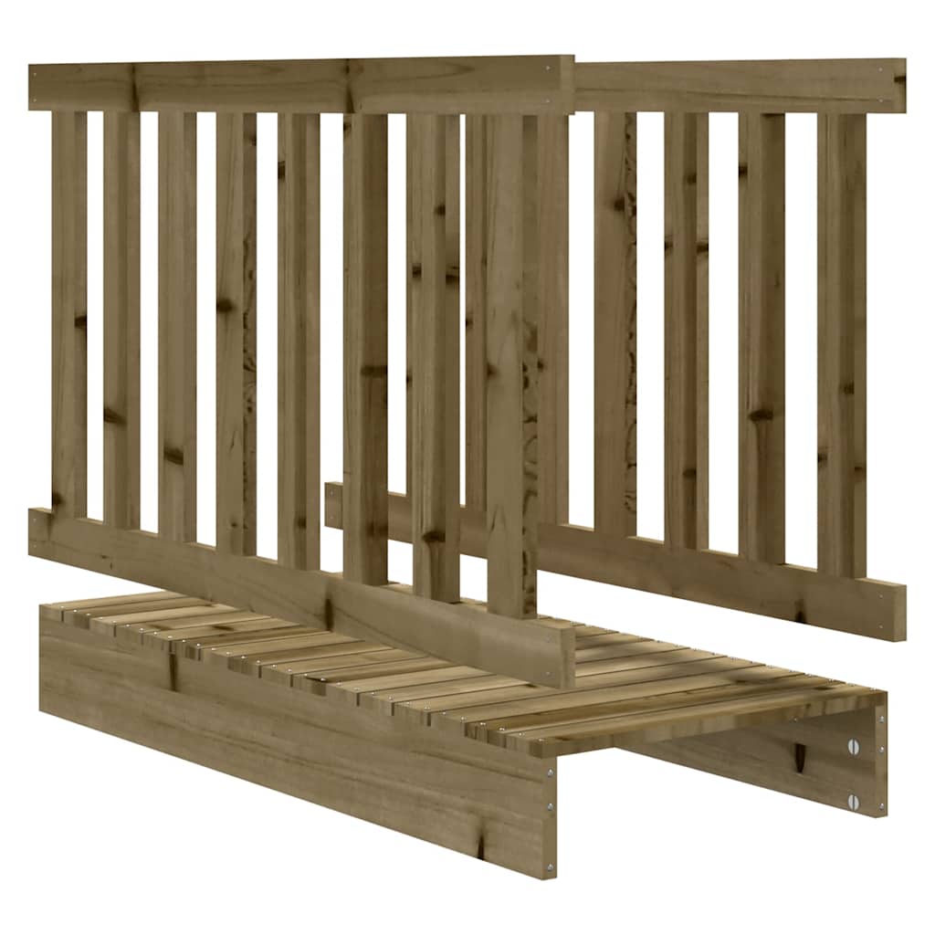 Speelbrug 45x107,5x79 cm geïmpregneerd grenenhout – afbeelding 1