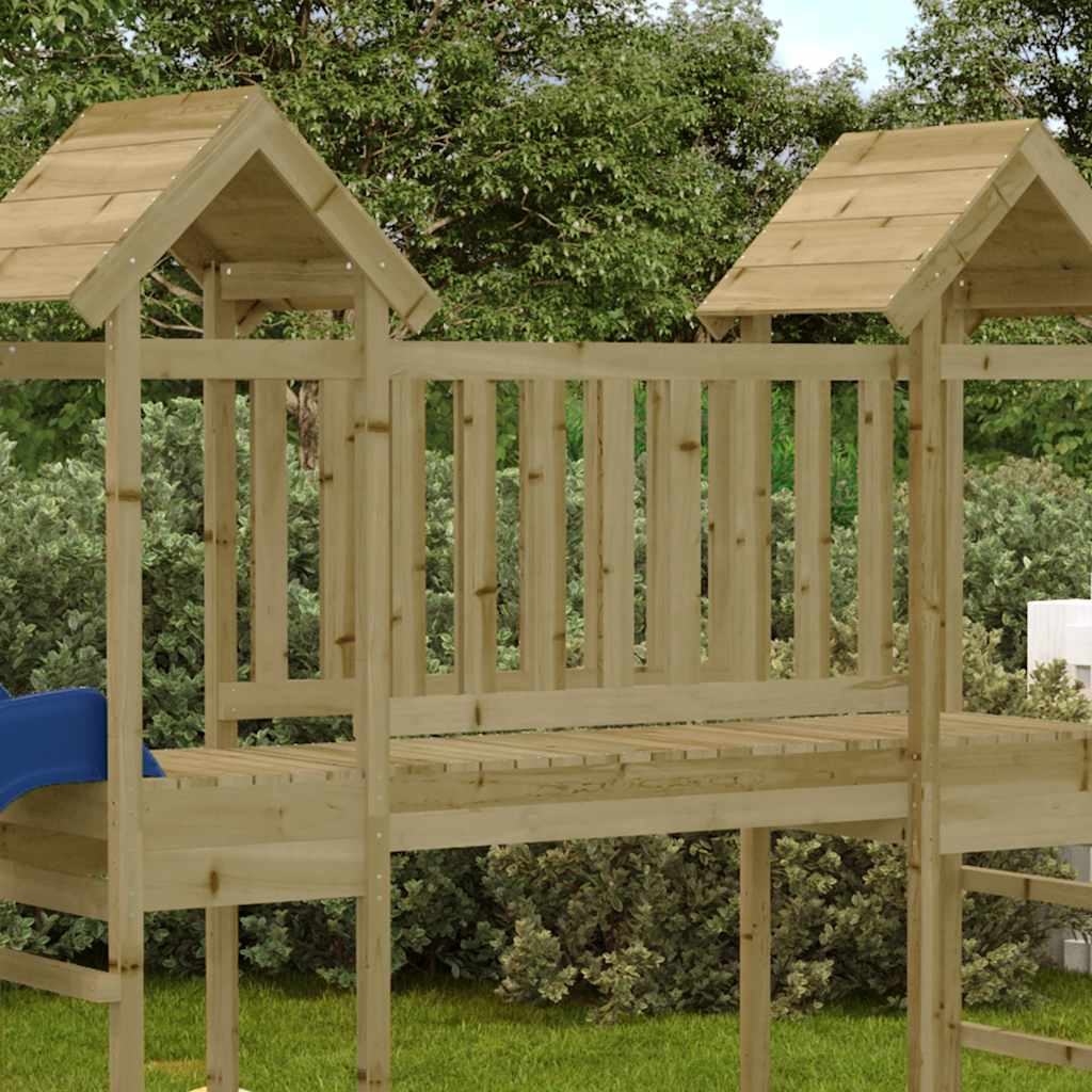 Speelbrug 45x107,5x79 cm geïmpregneerd grenenhout – afbeelding 2