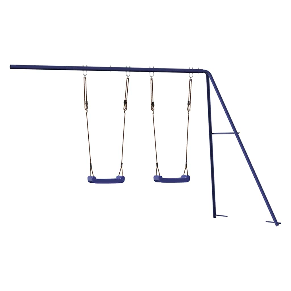 Schommels 2 st 265x156,5x155,5 cm blauw polypropeen – afbeelding 1