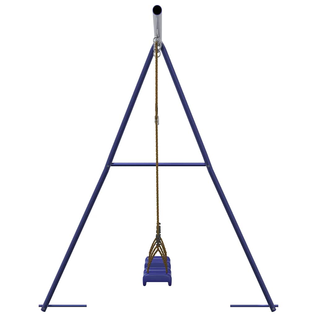 Schommels 2 st 265x185x188 cm blauw polypropeen – afbeelding 4