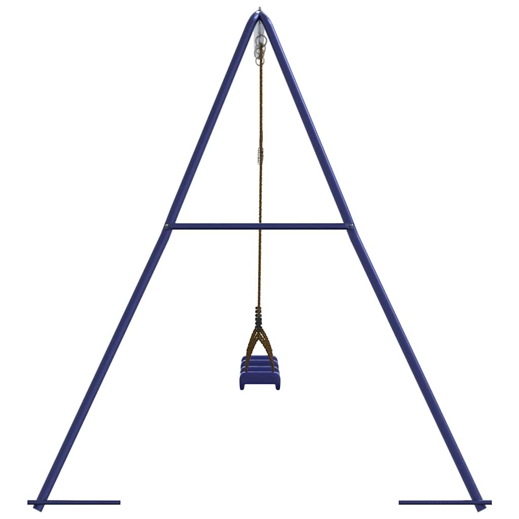Schommels 2 st 265x185x188 cm blauw polypropeen – afbeelding 5