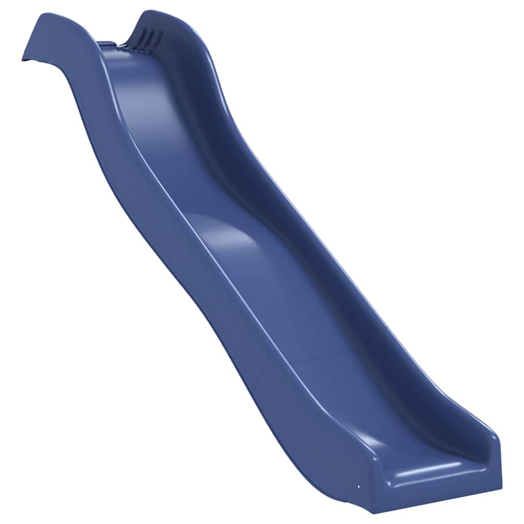 Glijbaan en schommels voor speelhuis blauw polypropeen – afbeelding 4