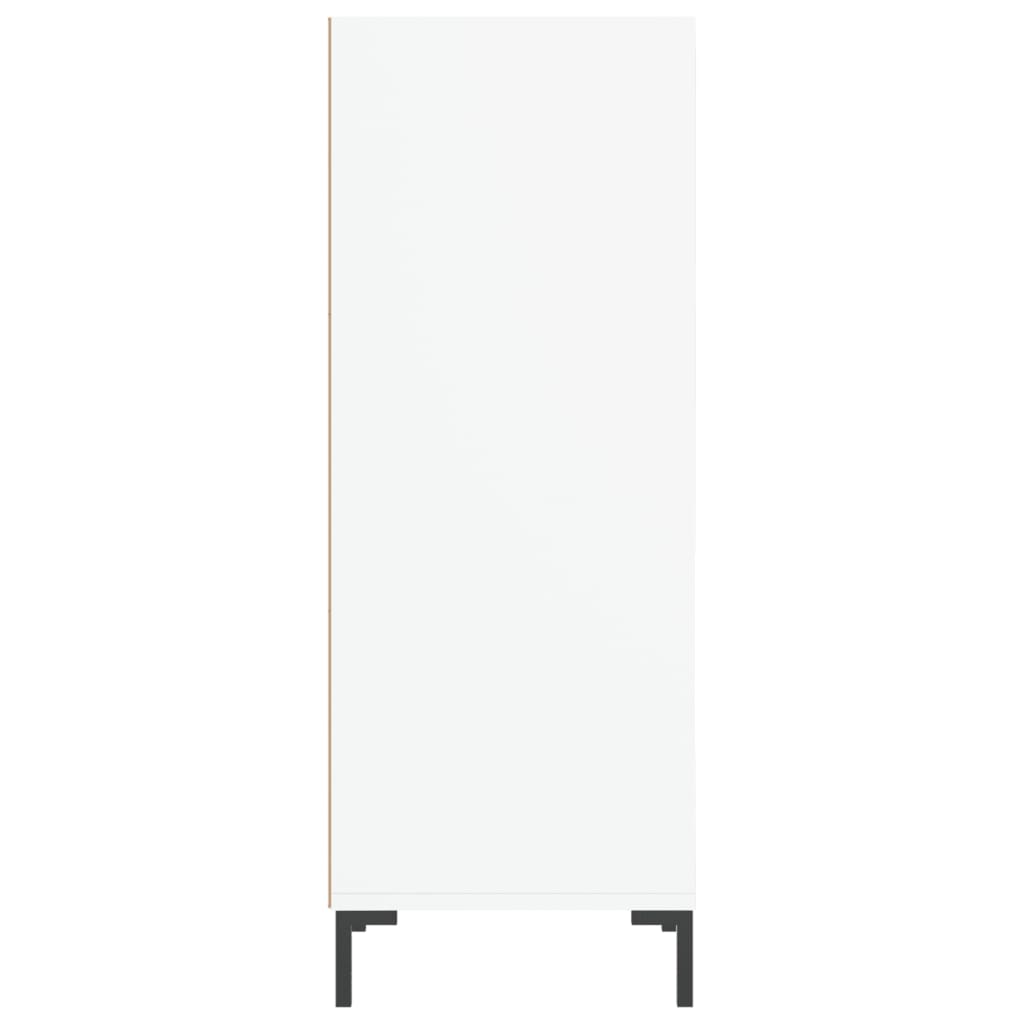 Dressoir 34,5x32,5x90 cm bewerkt hout wit – afbeelding 5