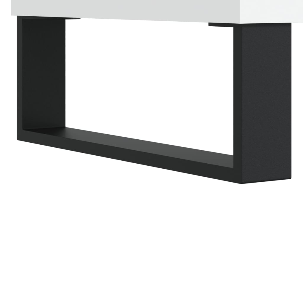Dressoir 34,5x32,5x90 cm bewerkt hout wit – afbeelding 7