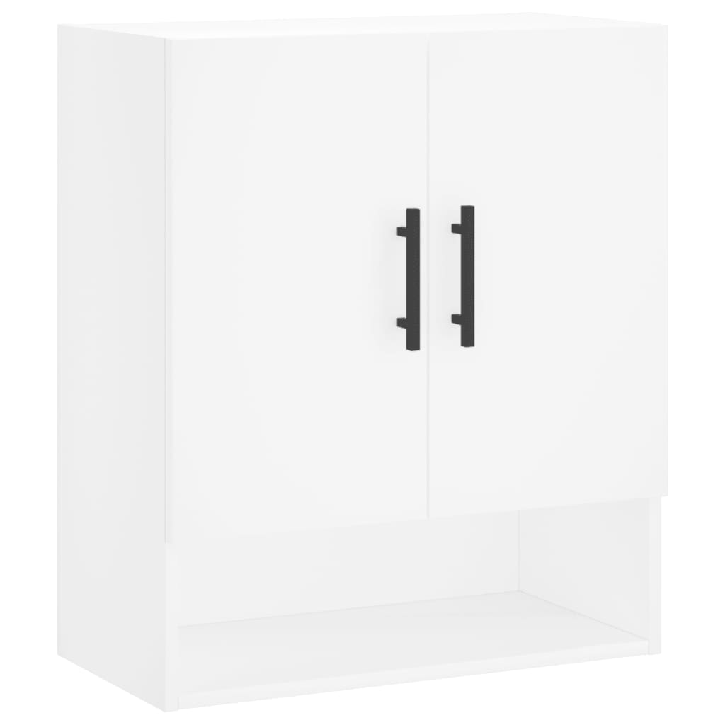 Wandkast 60x31x70 cm bewerkt hout wit – afbeelding 2