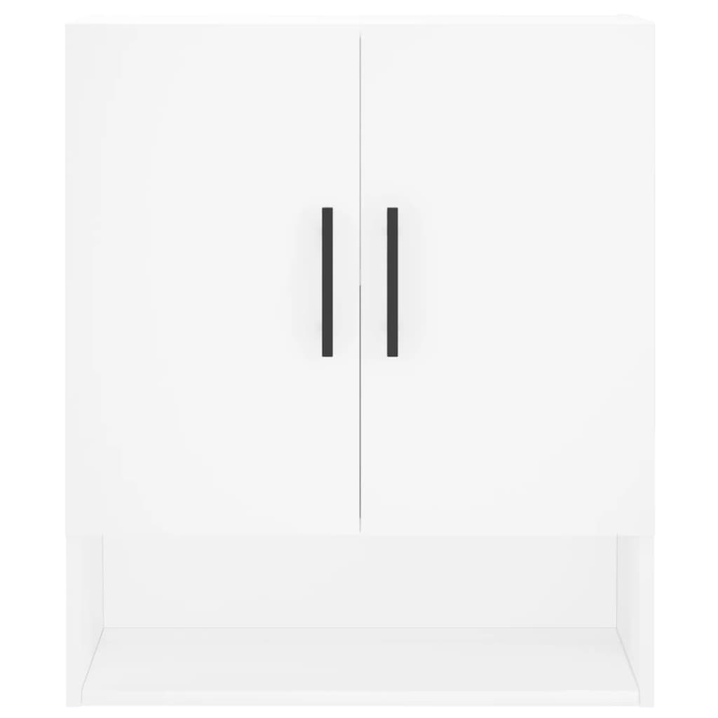 Wandkast 60x31x70 cm bewerkt hout wit – afbeelding 5