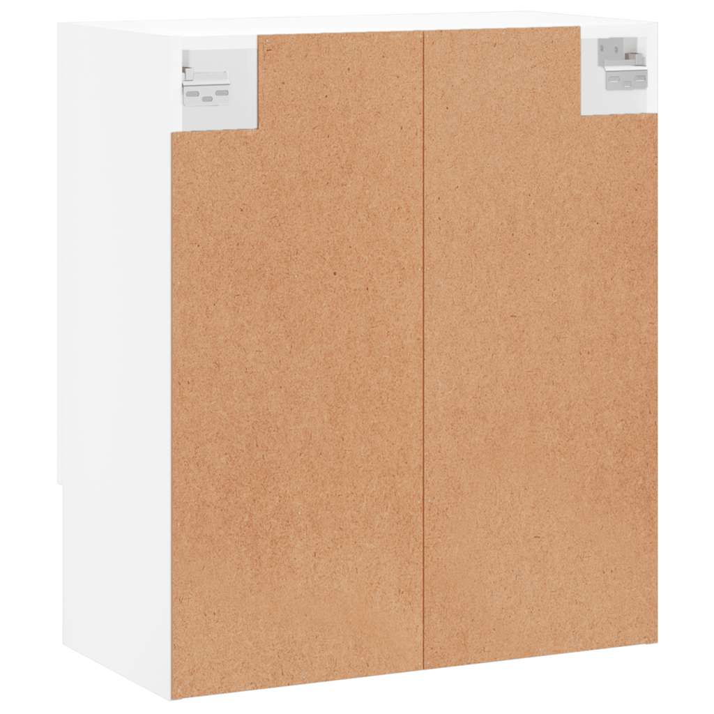 Wandkast 60x31x70 cm bewerkt hout wit – afbeelding 8