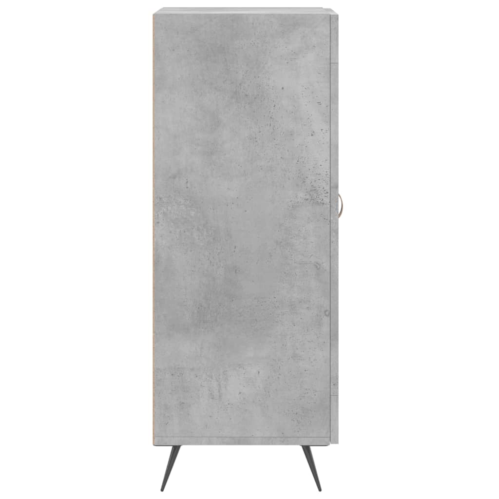 Dressoir 34,5x34x90 cm bewerkt hout betongrijs – afbeelding 7
