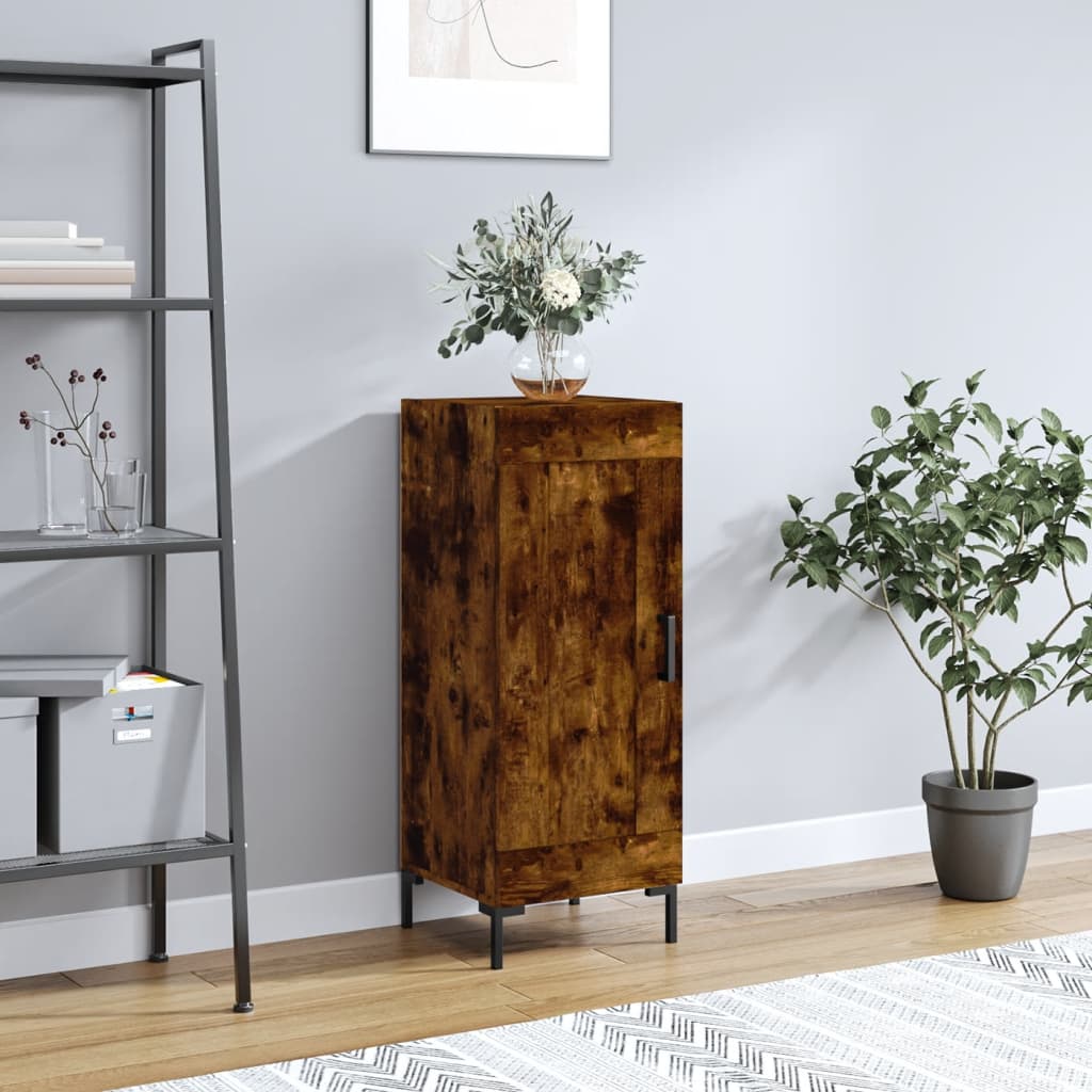 Dressoir 34,5x34x90 cm bewerkt hout gerookt eiken – afbeelding 1