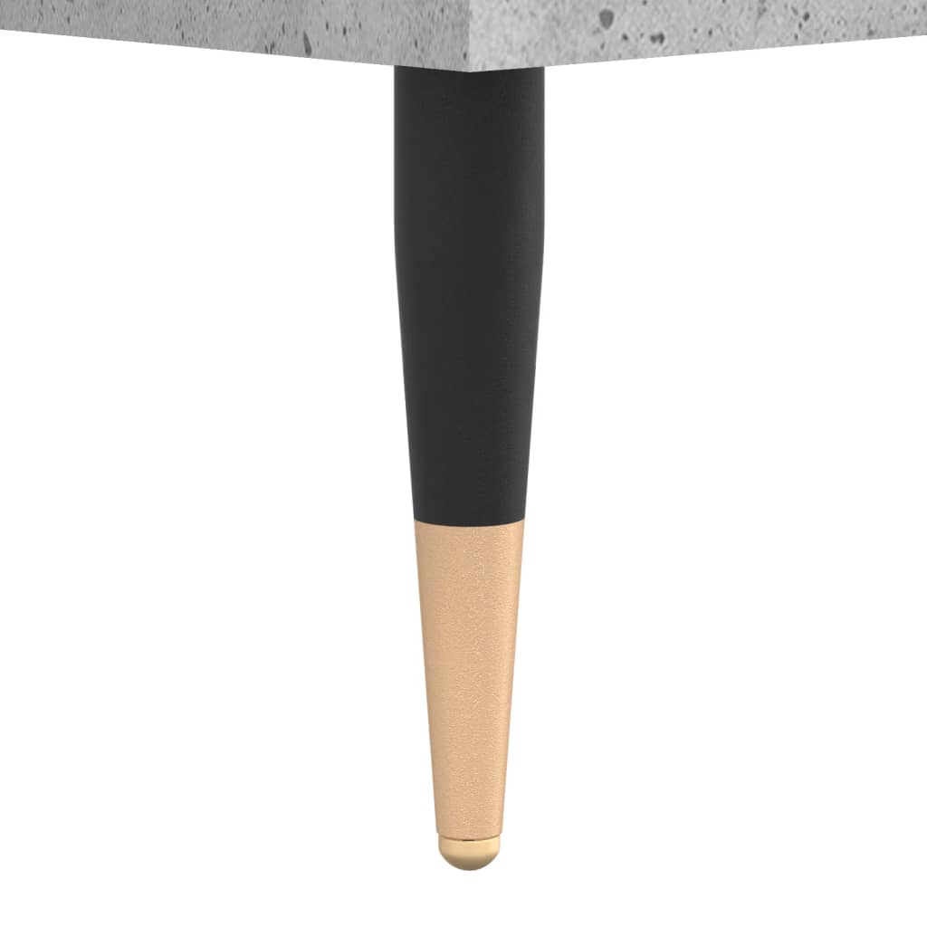 Tv-meubel 100x35x55 cm bewerkt hout betongrijs – afbeelding 10
