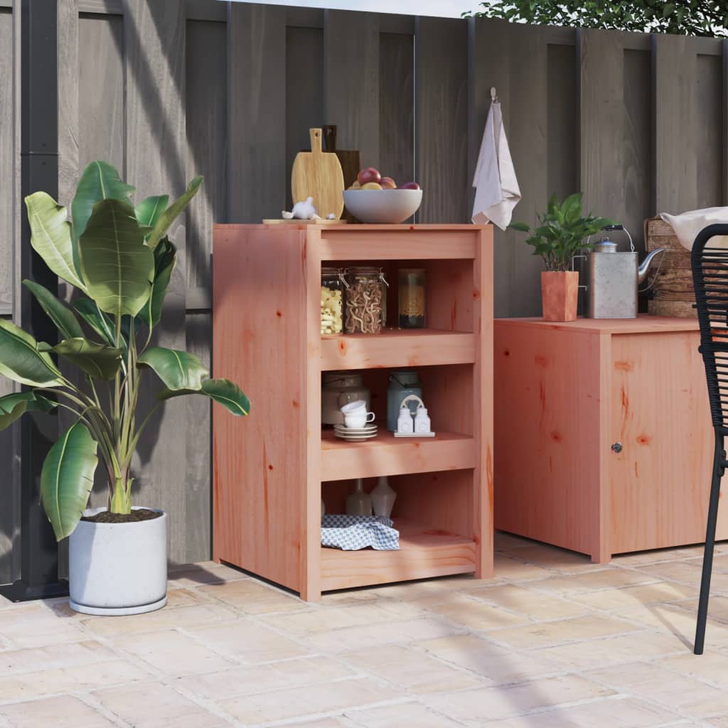 Keukenkast voor buiten MEPPEL 55x55x92 cm massief douglashout