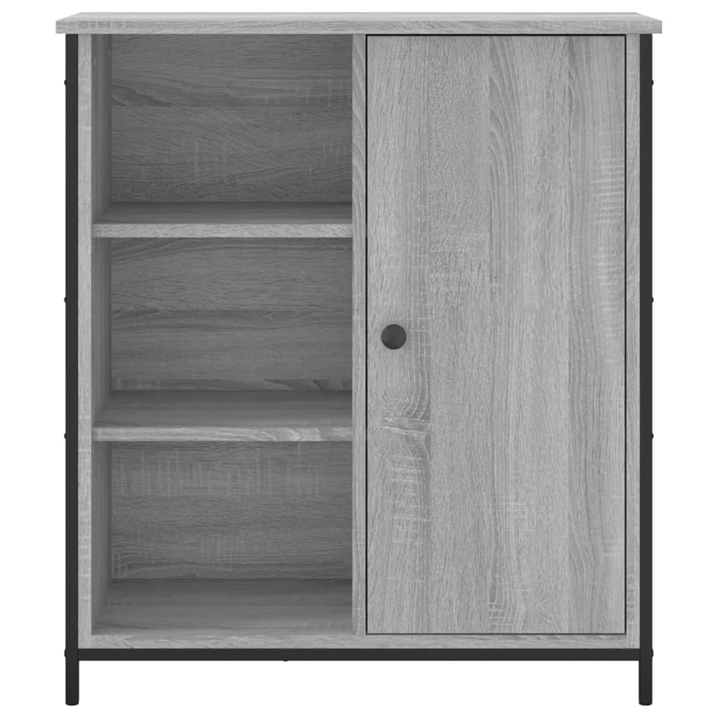 Dressoir 70x30x80 cm bewerkt hout grijs sonoma – afbeelding 6