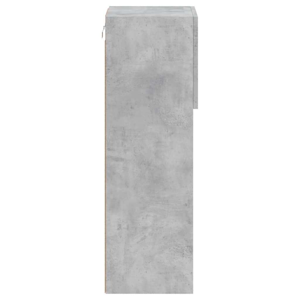 Tv-meubel met LED-verlichting 2 st 30,5x30x90 cm betongrijs – afbeelding 10