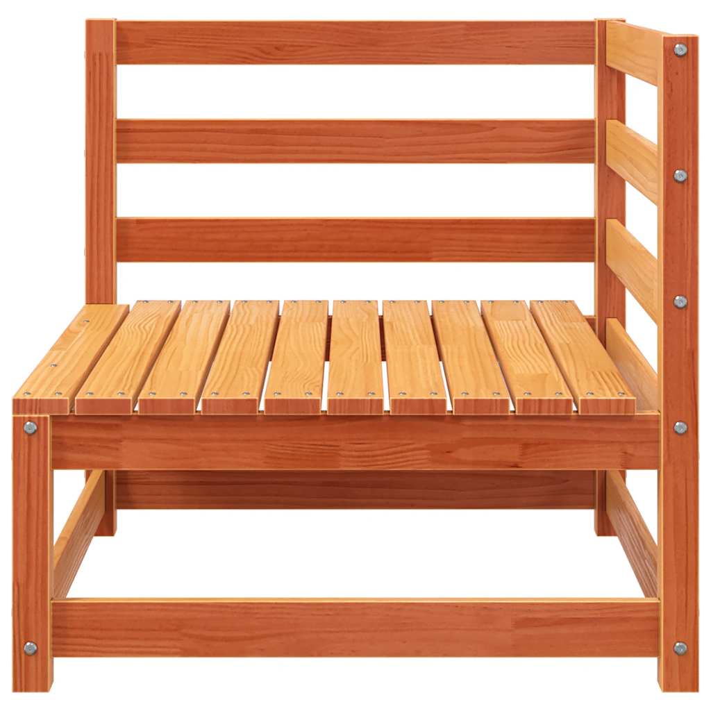 Tuinhoekbank 2 st 70x70x67 cm massief grenenhout wasbruin – afbeelding 5