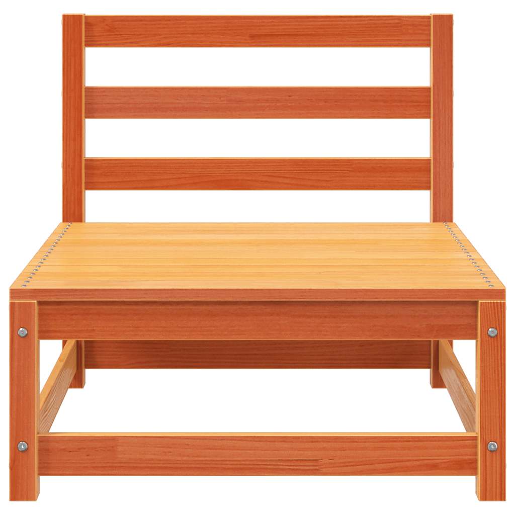 Tuinbank zonder armleuning 2 st 70x70x67 cm grenenhout wasbruin – afbeelding 6