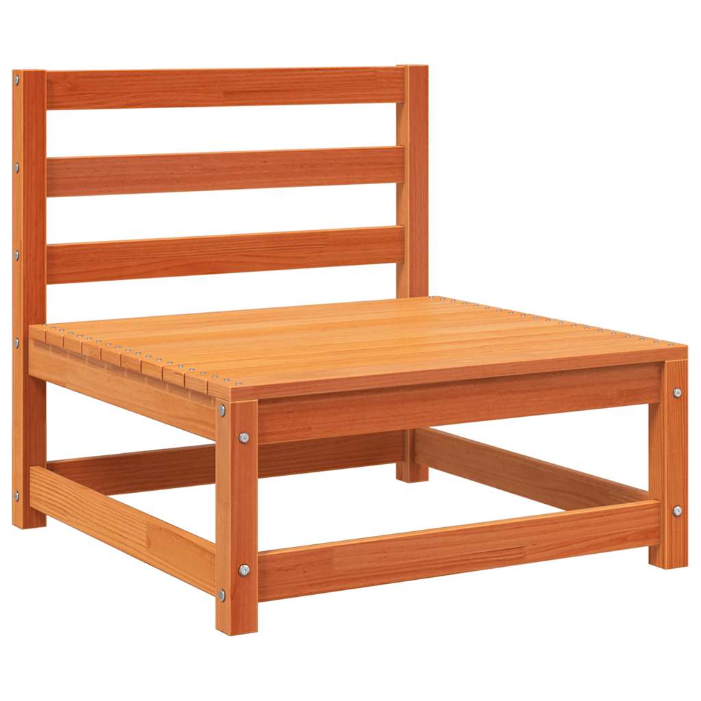 Tuinbank zonder armleuning 3 st 70x70x67 cm grenenhout wasbruin – afbeelding 4