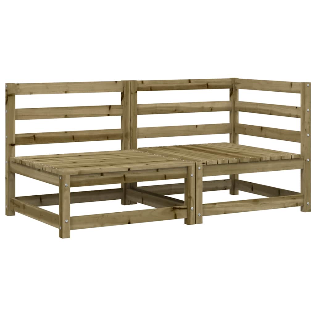 Tuinbank 2-zits geïmpregneerd grenenhout – afbeelding 2