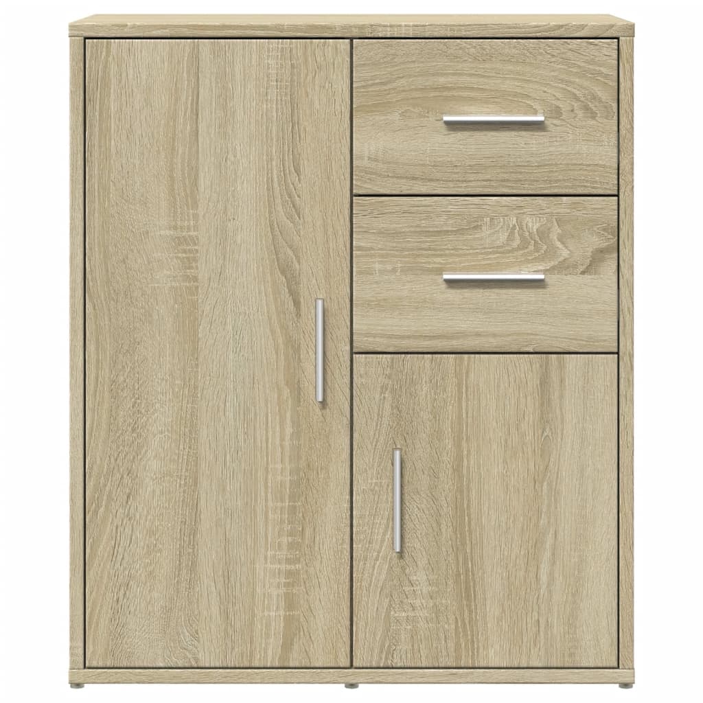 Dressoir 60x31x70 cm bewerkt hout sonoma eikenkleurig – afbeelding 5