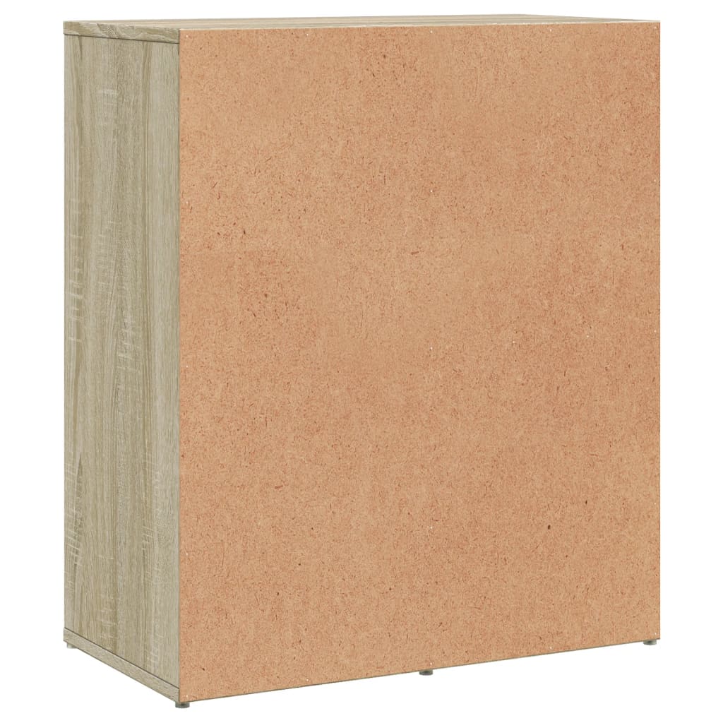 Dressoir 60x31x70 cm bewerkt hout sonoma eikenkleurig – afbeelding 7