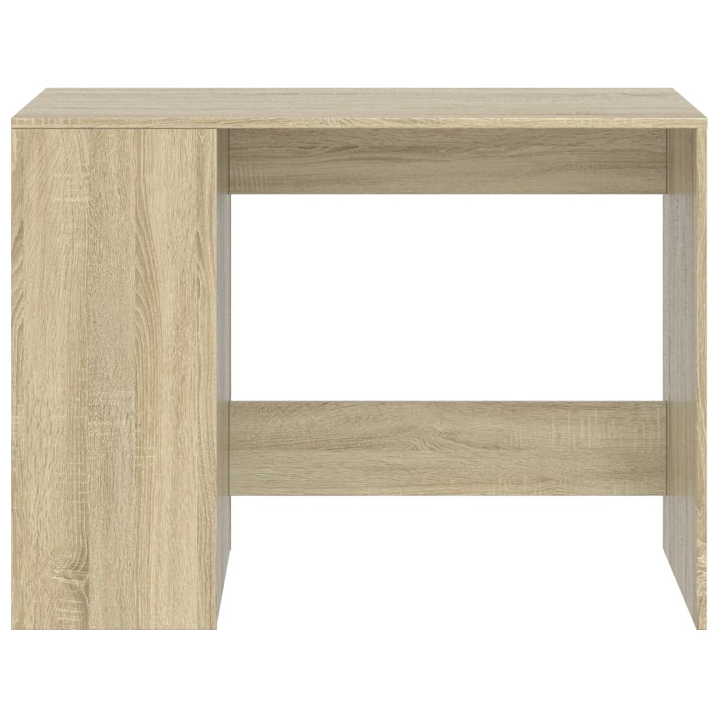 Bureau 102x50x75 cm bewerkt hout sonoma eikenkleurig – afbeelding 4