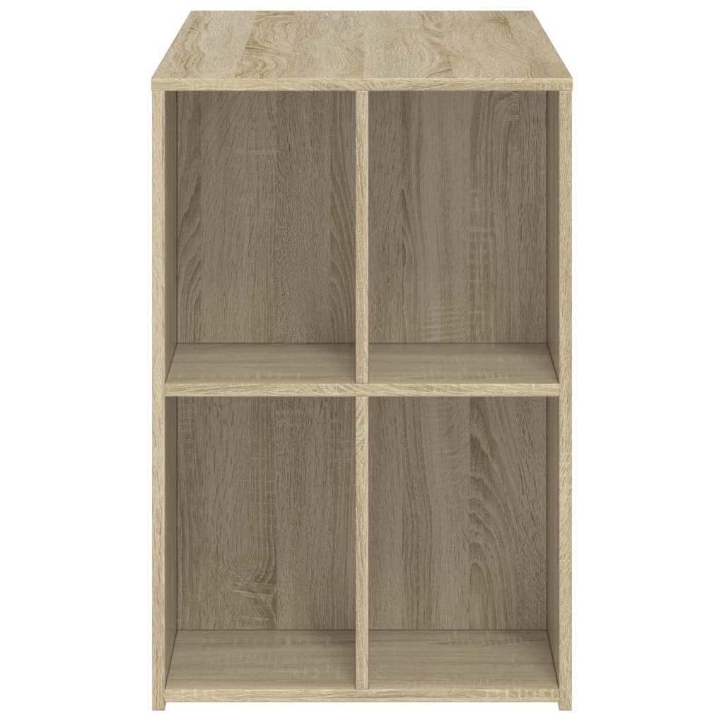 Bureau 102x50x75 cm bewerkt hout sonoma eikenkleurig – afbeelding 5