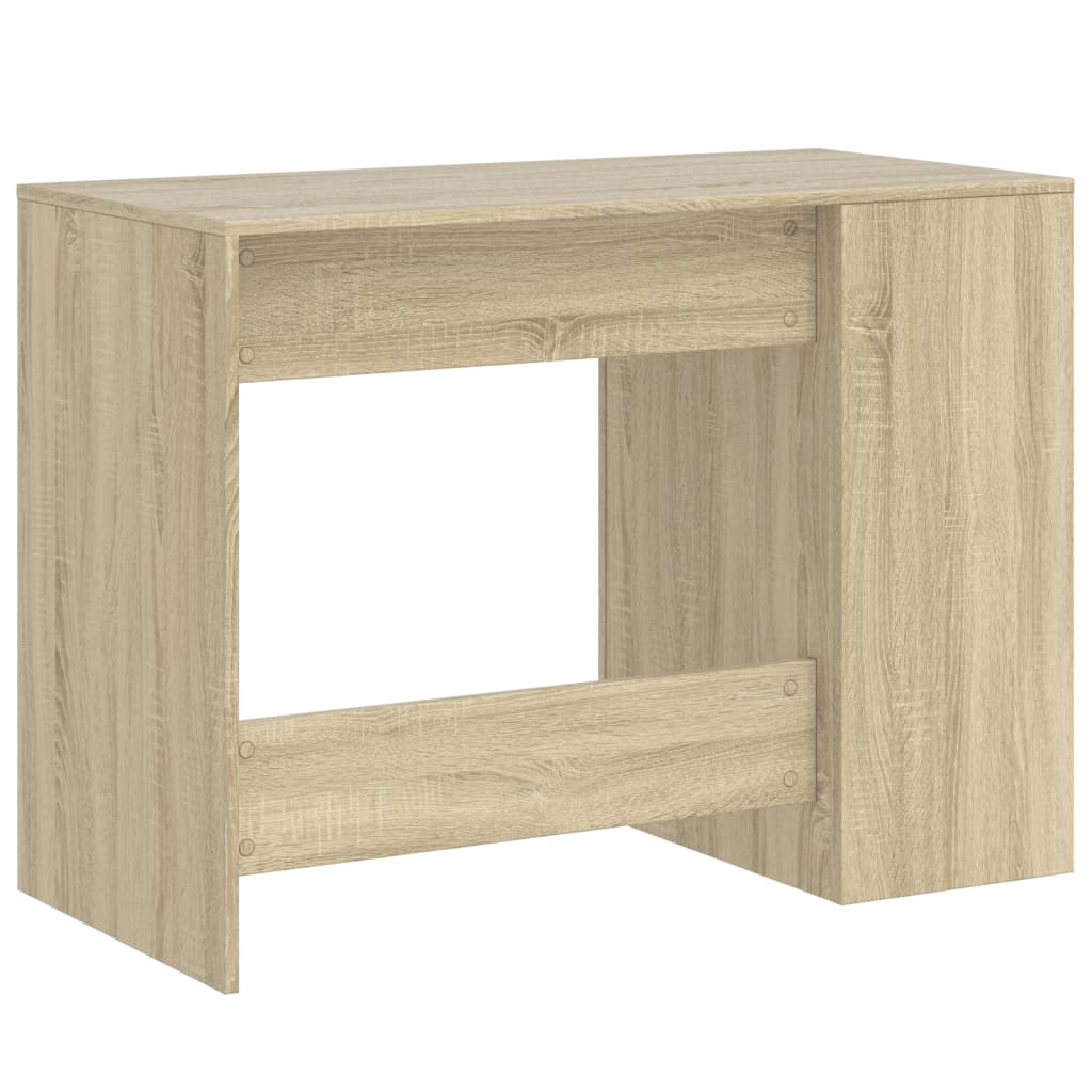 Bureau 102x50x75 cm bewerkt hout sonoma eikenkleurig – afbeelding 6