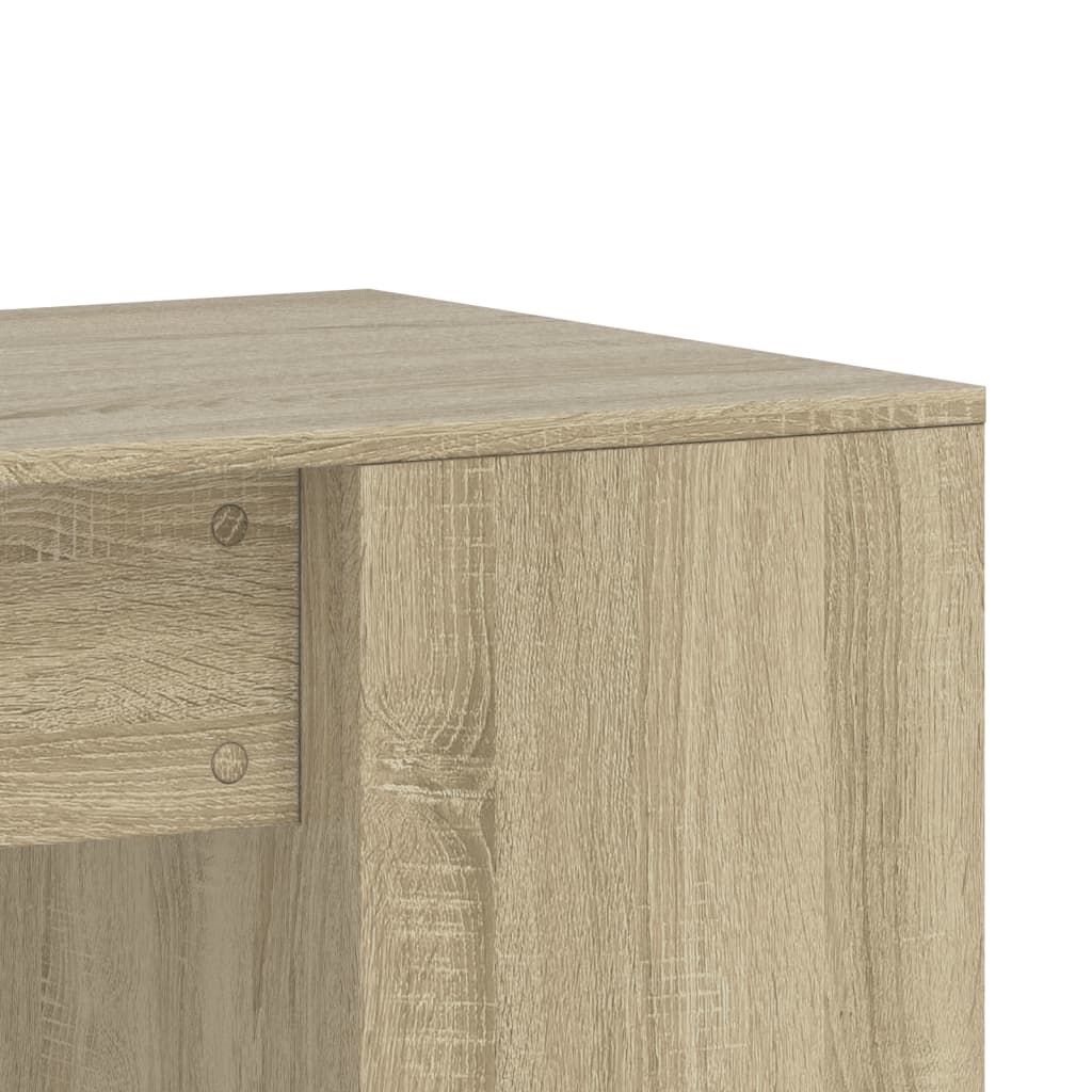 Bureau 102x50x75 cm bewerkt hout sonoma eikenkleurig – afbeelding 7