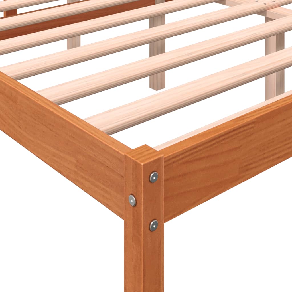 Seniorenbed massief grenenhout wasbruin 160x200 cm – afbeelding 7