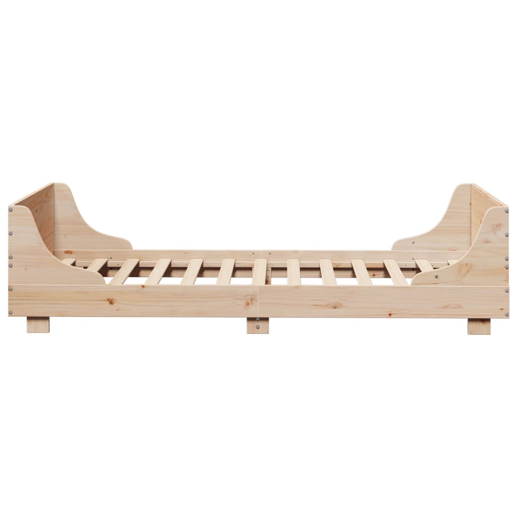 Bedframe zonder matras massief grenenhout 100x200 cm – afbeelding 5