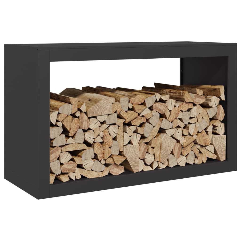 Haardhoutrek 100x40x60 cm staal zwart – afbeelding 3