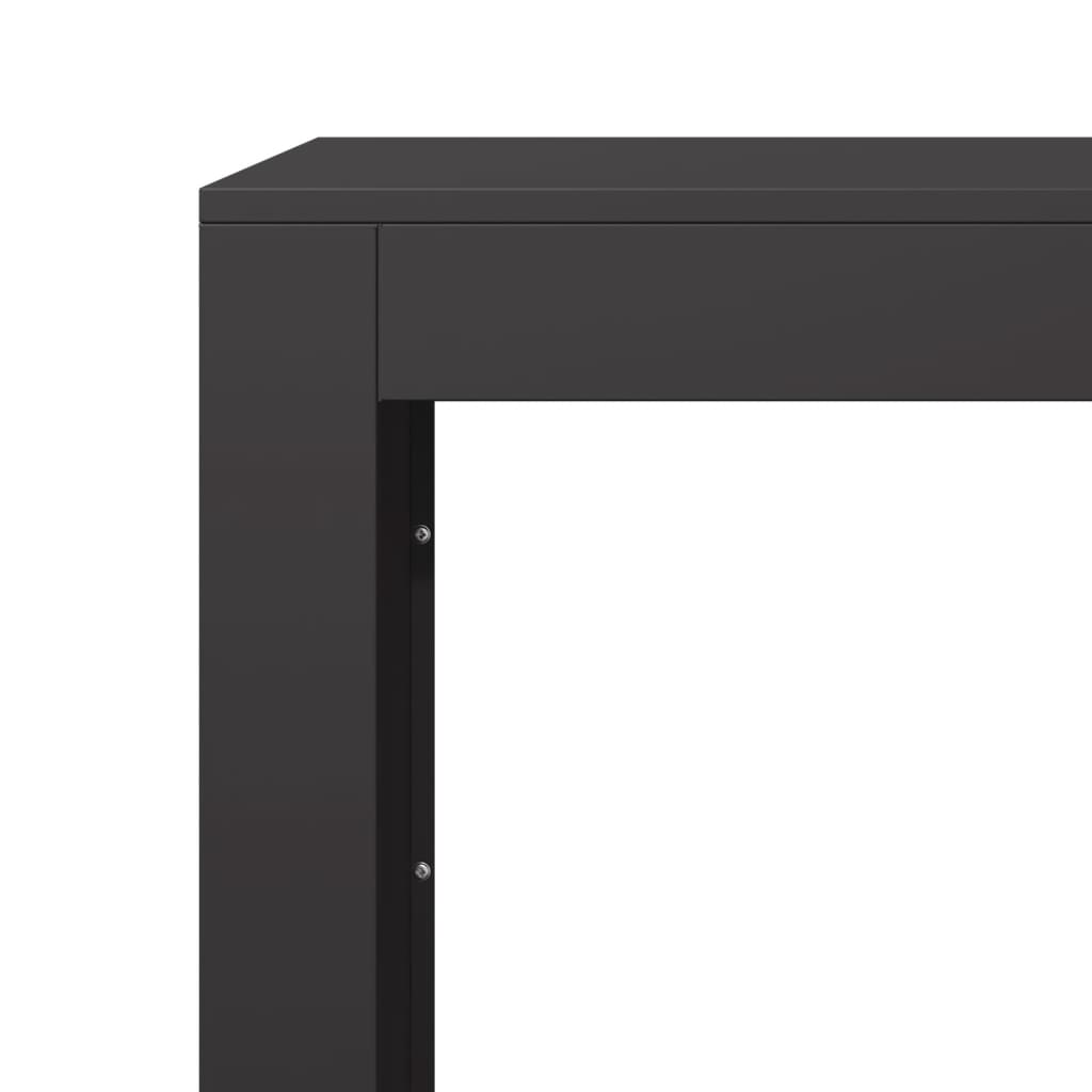 Haardhoutrek 100x40x60 cm staal zwart – afbeelding 7