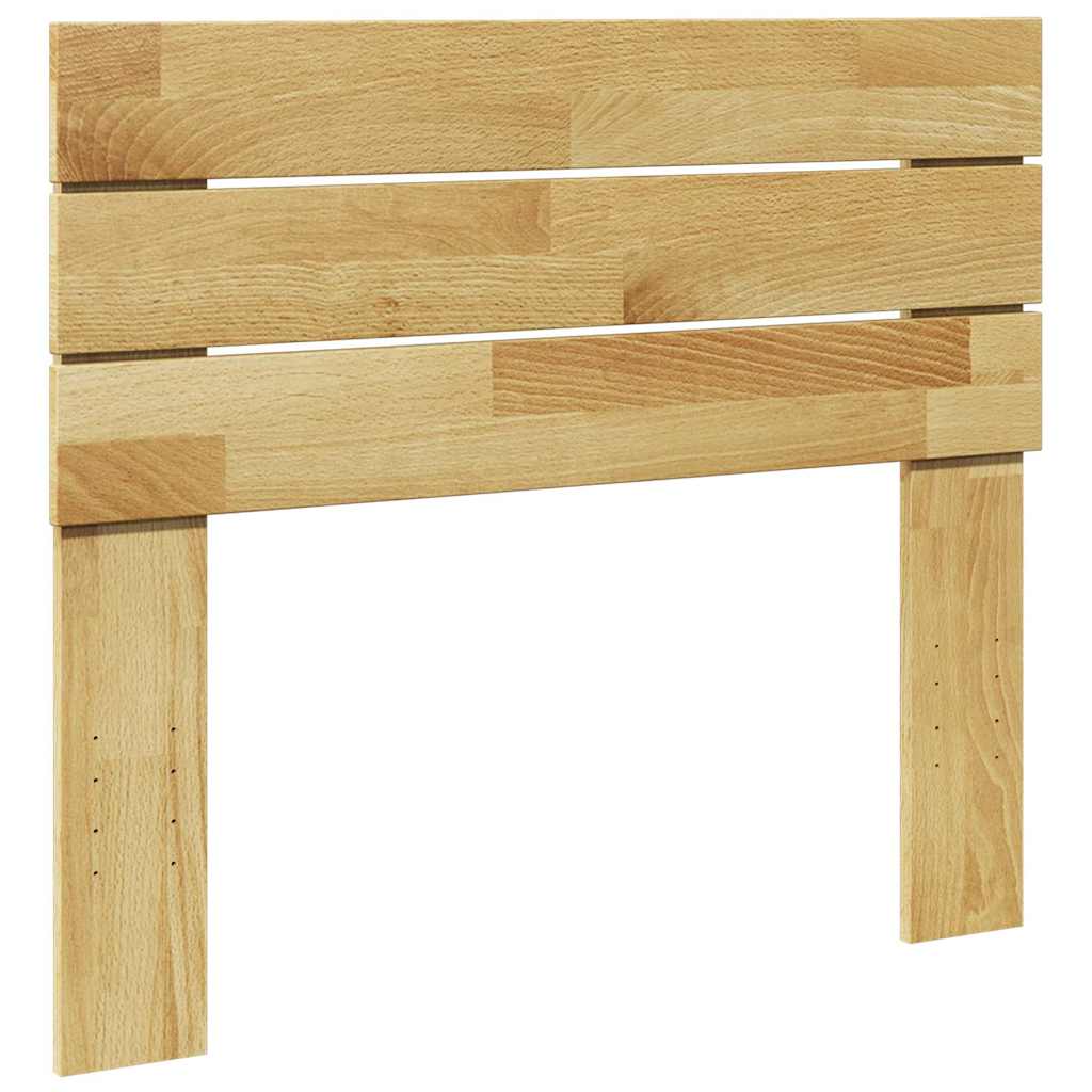 Hoofdbord 90 cm massief eikenhout – afbeelding 1