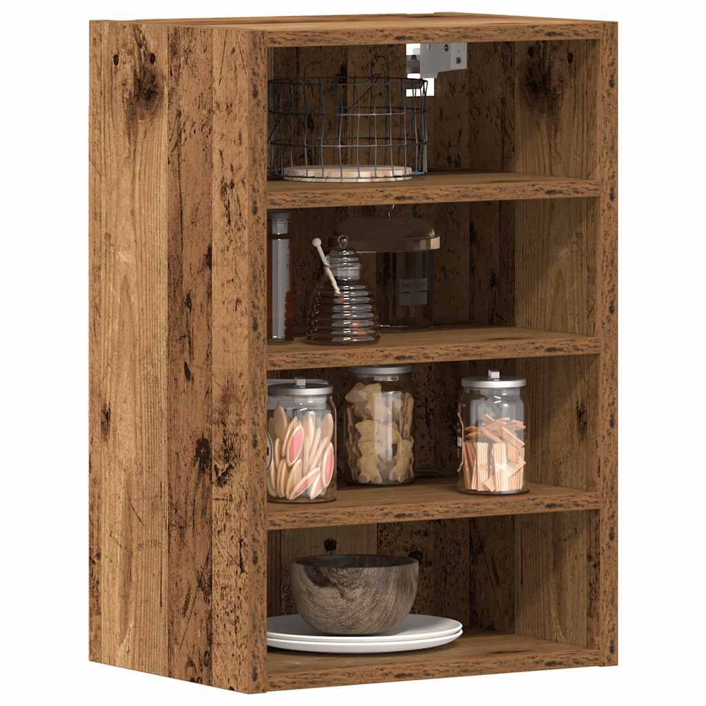 Bovenkast Riga 40x29,5x60 cm bewerkt hout oud houtkleurig
