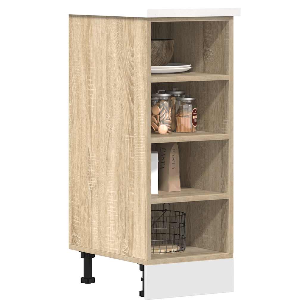 Onderkast Riga 30x44,5x81,5 cm bewerkt hout sonoma eikenkleurig