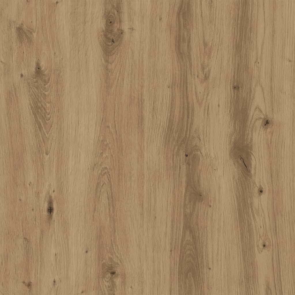 Badkamerkast smal met wielen bewerkt hout artisanaal eiken – afbeelding 9