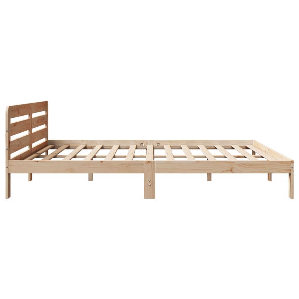 Bedframe zonder matras massief grenenhout 180x200 cm – afbeelding 5